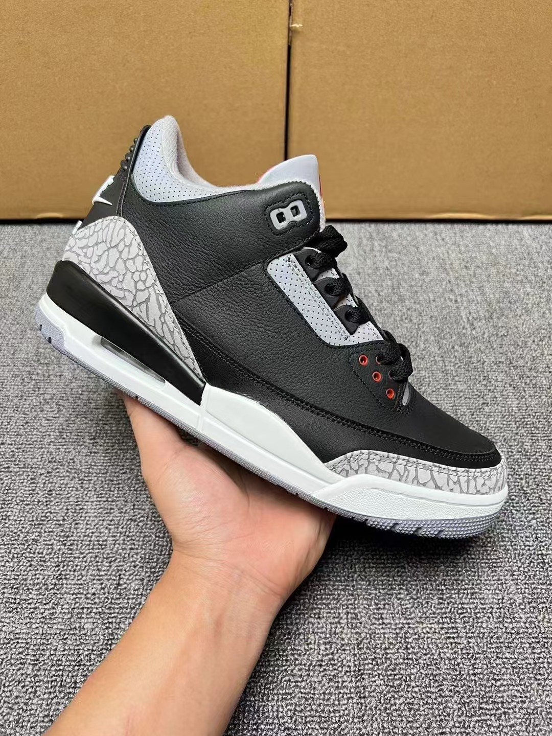 LJR Batch Air Jordan 3 Retro Black Cement 854262-001
